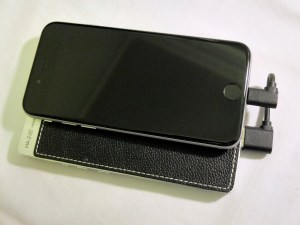 Oppo's tiny Lightning-to-USB adapter connecting phone directly to player