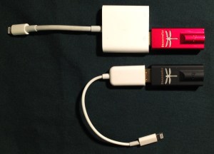 Apple Lightning to USB 3 Camera Adapter, and cheapo version from eBay